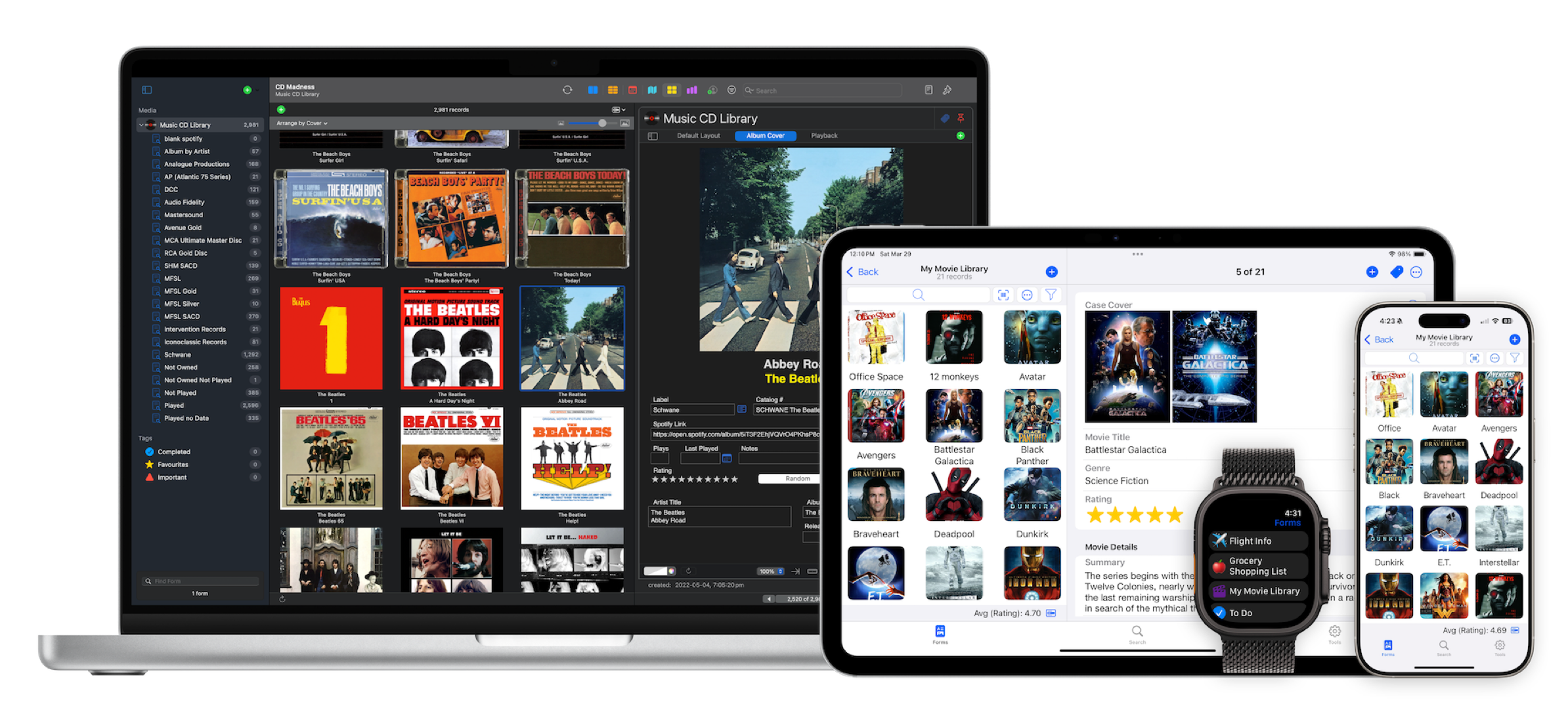 Tap Forms running on Mac and iPhone hero image